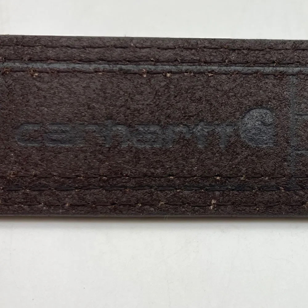 Carhartt Detroit WB 5507 Men’s Leather Belt SZ 38 Length 46”/44” Tan/Brown Color